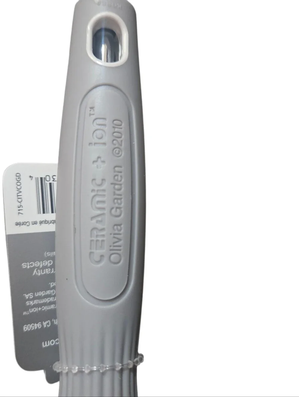 Ceramic + Ion Grande Round Vent Brush - White and Black
